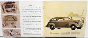 1937 Oldsmobile Six Color Sales Brochure Original Sedans Coupes Specs