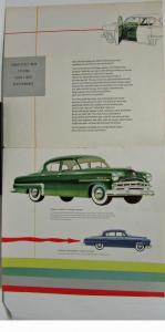 1953 Dodge Mayfair Regent Crusader Savoy Suburban Canadian Dealer Sales Brochure