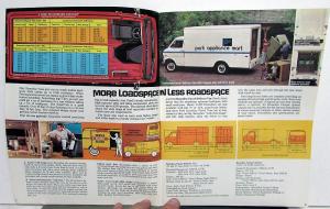 1973 Ford Econoline Van Truck E Series 100 200 300 Original Sales Brochure