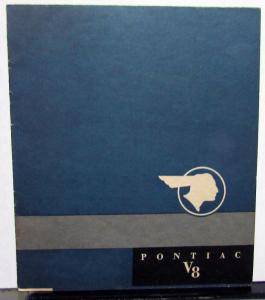 1932 Pontiac Dealer Sales Brochure Folder V8 Sedan Coupe Convertible Color