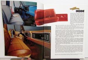 1974 Ford Pickup Truck F 100 250 350 Sales Brochure & Specs Original