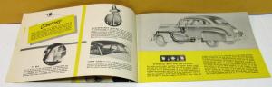 1948 Pontiac Dealer Accessories Sales Brochure Catalog Options Original Rare