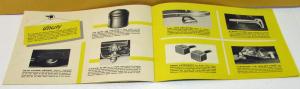 1948 Pontiac Dealer Accessories Sales Brochure Catalog Options Original Rare