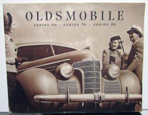 1939 Oldsmobile Series 60 70 80 Sales Brochure Original