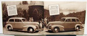 1939 Oldsmobile Series 60 70 80 Sales Brochure Original