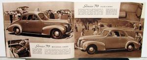 1939 Oldsmobile Series 60 70 80 Sales Brochure Original