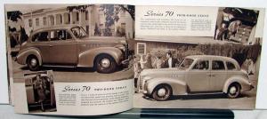 1939 Oldsmobile Series 60 70 80 Sales Brochure Original