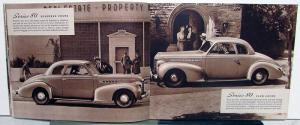 1939 Oldsmobile Series 60 70 80 Sales Brochure Original