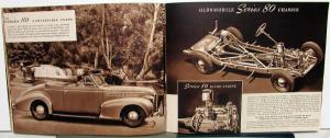 1939 Oldsmobile Series 60 70 80 Sales Brochure Original