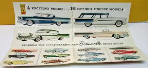 1958 Pontiac Bonneville Safari Chieftain Super & Star Chief Model Sales Folder