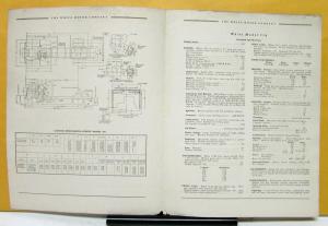 1936 White Truck Model 718 Sales Brochure & Specifications