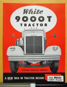 1956 White Truck Model 9000T Tractor Sales Brochure & Specifications