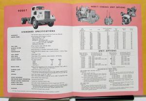 1956 White Truck Model 9000T Tractor Sales Brochure & Specifications