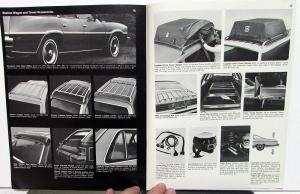 1976 Pontiac Dealer Options Accessories Trailer Towing Guide Sales Brochure