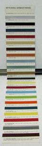 1977 Pontiac Dealer Color Paint Chips Folder Full Line Firebird Grand Prix Astre