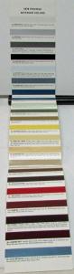 1979 Pontiac Dealer Sales Brochure Colors Paint Chips Cordova Top Trans Am