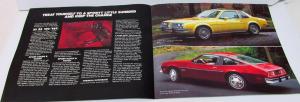 1980 Pontiac Dealer Sales Brochure Sunbird Sport Coupe & Hatchback