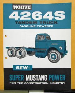 1960 White Truck Model 4264S Tandem Gasoline Sales Brochure & Specifications