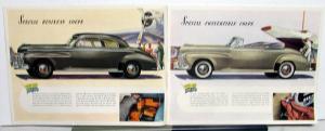 1941 Oldsmobile 6 & 8 Cyl Series 66 68 76 78 96 98 Color Sales Brochure Original