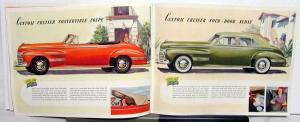 1941 Oldsmobile 6 & 8 Cyl Series 66 68 76 78 96 98 Color Sales Brochure Original