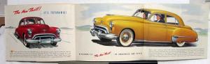 1949 Oldsmobile 76 88 98 Series Futuramic Color Sales Folder Original