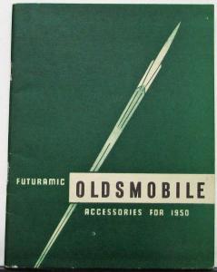 1950 Oldsmobile Futuramic Accessories Sales Booklet Catalog Original