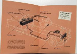 1953 Oldsmobile New Frigidaire Car Conditioner Sales Brochure Original