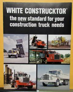 1972 White Truck Model 4000 Construcktor New Standard Contruction Sales Brochure