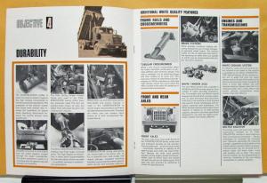 1972 White Truck Model 4000 Construcktor New Standard Contruction Sales Brochure