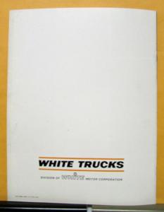 1972 White Truck Model 4000 Construcktor New Standard Contruction Sales Brochure