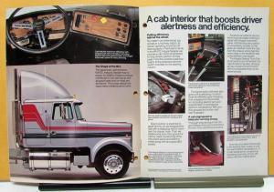 1994 White Truck Model Integral Sleeper Sales Brochure & Specifications