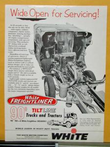 1960 1961 1962 White Freightliner Truck TiltLine WFT5142T Sales Brochure