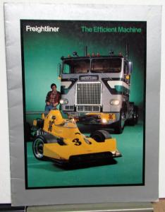 1977 Freightliner Truck The Efficient Machine Sales Brochure with Indy Car COE