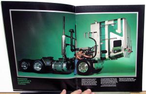 1977 Freightliner Truck The Efficient Machine Sales Brochure with Indy Car COE