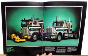 1977 Freightliner Truck The Efficient Machine Sales Brochure with Indy Car COE