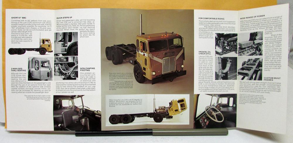 1977 White Freightliner Truck Low Coe Sales Brochure