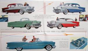 1955 Oldsmobile 88 Super 88 98 Models Color Sales Folder Original