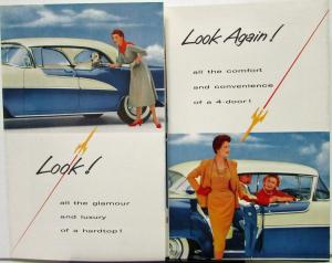 1955 Oldsmobile Holiday 88 Super 88 & 98 Color Sales Folder Original