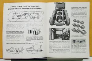 1970 1971 1972 1973 1974 1975 Autocar Trucks Mixers And Dump Sales Brochure