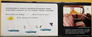 1960 Oldsmobile Color Selector Paint Chip Magic Mirror Finish Sales Folder Orig