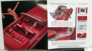 1961 Oldsmobile Starfire Convertible Color Sales Folder Original