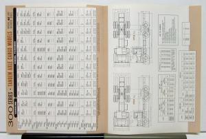 1965 1966 Brockway Truck Series 300 Model 358LL 359LL Brochure & Specifications
