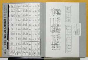 1969 1970 Brockway Truck Series 400 Model 456T 457T 459T Specifications