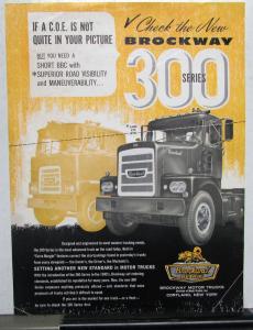 1969 1970 Brockway Series 300 Sales Brochure Flyer