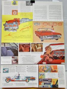 1961 Oldsmobile 98 F85  88 Super Dynamic Sales Folder Color Rev 2 61