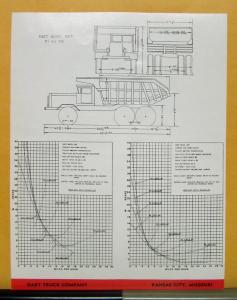 1958 Dart Truck Model 50T Specification Sheet