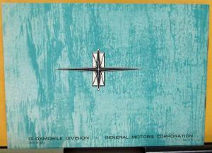 1963 Oldsmobile Accessories Sales Brochure Original With Index