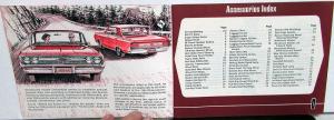 1964 Oldsmobile F-85 Jetstar 88 Starfire 98 Accessories Sales Brochure Original