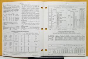 1969 Diamond REO Truck Model C 10166 & D Specifications Brochure