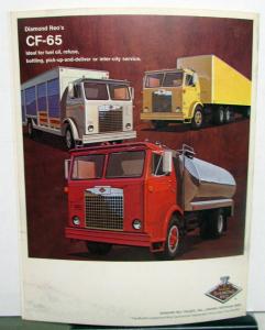 1972 Diamond REO Truck Model CF 65 Unsurpassed Maneuverability Sales Brochure